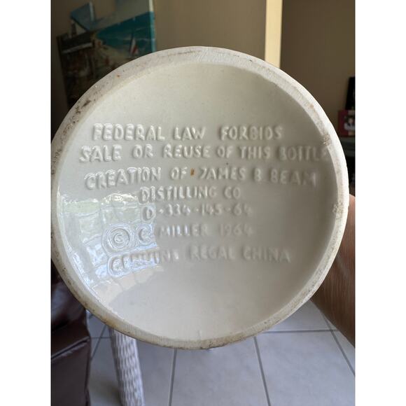 Vintage Jim Beam Republican Elephant Boxing Decanter by Regal China 1964 No Chip - Picture 2 of 8